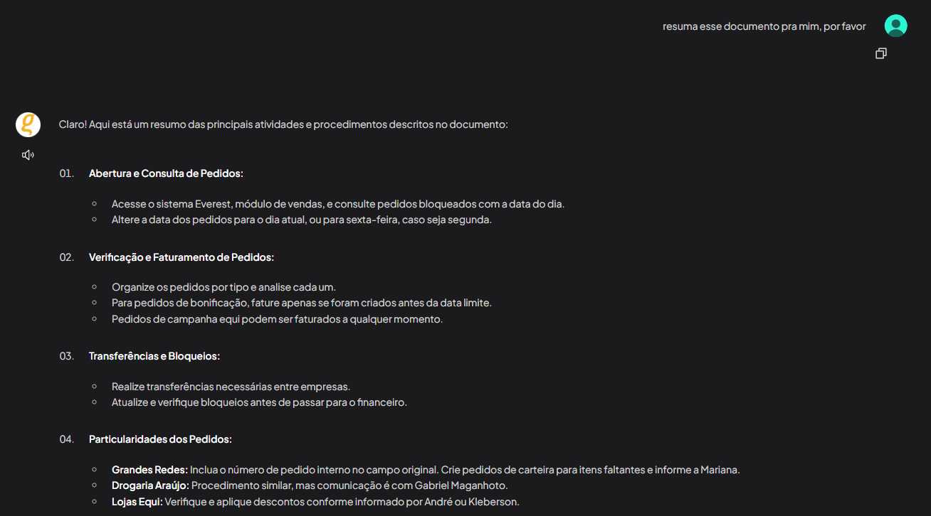 Um gráfico de linha detalhado mostrando o desempenho ao longo do tempo.