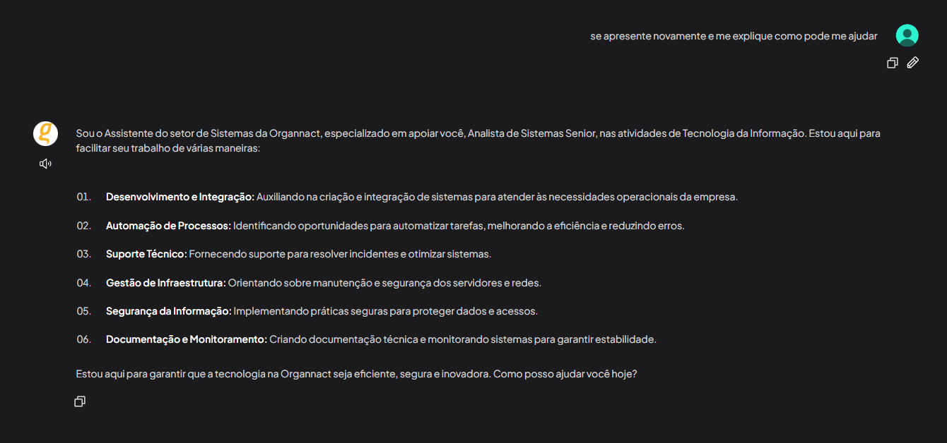 Uma página de perfil de usuário dentro da plataforma.